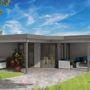 Casas de Madera Prefabricadas Castellón - Diáfana - 13 m2 - Modelo Jutka - Casas de madera Castellón - Hobycasa barbacoa