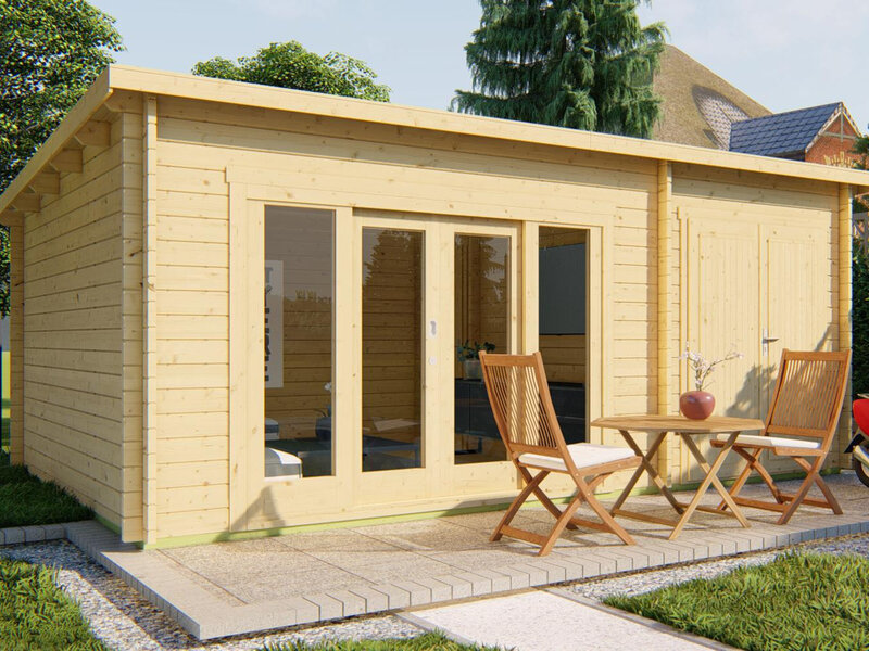 Casas de Madera Avilés - 1 dormitorio - 21 m2 - Modelo Meg