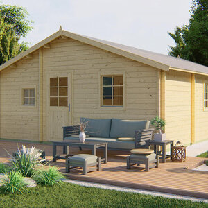 Casas de Madera Prefabricadas Málaga - 3 dormitorios - 48 m2 - CASAS PREFABRICADAS MALAGA 45MM - PORTADA