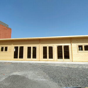 Casas Prefabricadas de Madera Zaragoza - 4 dormitorios - 70 m2 - CASAS PREFABRICADAS ZARAGOZA DE 70M2 4 HABITACIONES - VISTA FRONTAL