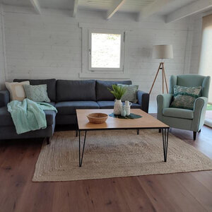 Casas de Madera Elche - 18 m2 - Diáfana - Modelo Annabel - Casas de madera ANNABEL - HOBYCASA - sofa