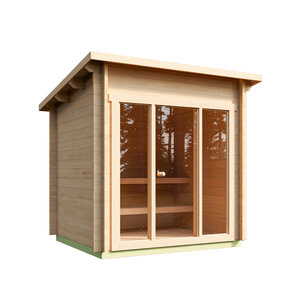 SAUNA TAMPERE XXS DE ABETO - 208X208 CMS - SAUNA TAMPERE INCOLORO