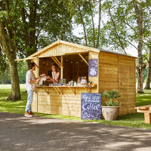 Kioscos de Madera Santa - 7,4 m2 - CHIRINGUITO DE MADERA  SANTA PARQUE