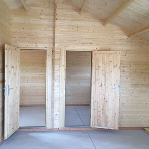 Casas de Madera Cádiz - 2 dormitorios - 35 m2 - CASAS DE MADERA CADIZ - 44MM - INTERIOR INCOLORO
