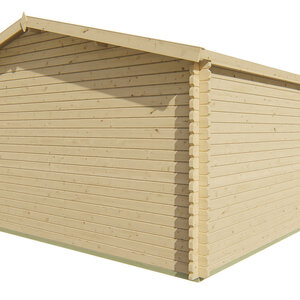Casas de Madera Prefabricadas Yecla - Diáfana - 17 m2 - Modelo Gustav - Casas de madera GUSTAV - HOBYCASA trasera