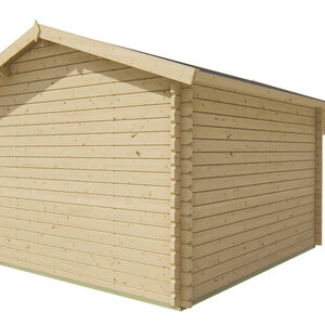 Casas de Madera Prefabricadas Ontinyent - Diáfana - 13 m2 - Modelo Sören - Caseta Sören - Hobycasa trasera