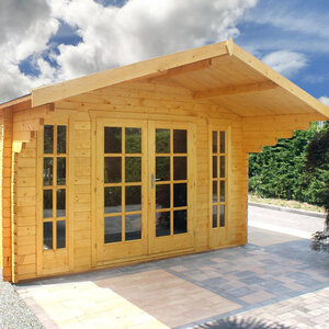 Casas de Madera Prefabricadas Ontinyent - Diáfana - 13 m2 - Modelo Sören - Caseta Sören - Hobycasa nube