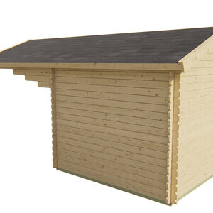 Casas de Madera Prefabricadas Alcobendas - Diáfana - 7 m2 - Modelo George - Caseta GEORGE - HOBYCASA trasera