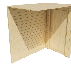 Kit de baño para Casa de Madera 140x200 - KIT DE BAÑO 140X200 VISTA SUPERIOR