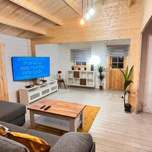 Casas Prefabricadas de Madera Asturias - 3 dormitorios - 70 m2 - Casas prefabricadas Asturias - 70 m2 salón
