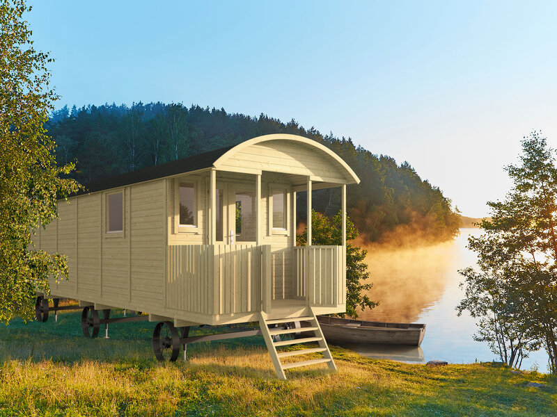 Casas de Madera Torrevieja - 16,8 m2 - Diáfana - Gypsy Wagon - Modelo Jimmy