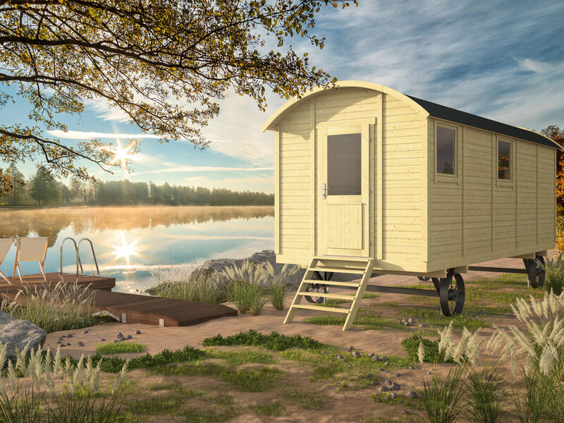 Casas de Madera Prefabricadas Cuenca - 14 m2 - Gypsy Caravan - Modelo Angelo