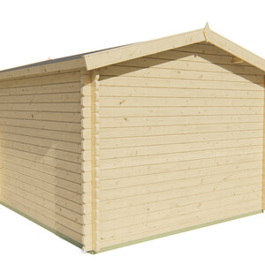 Casas de Madera Roquetas - Diáfana - 9 m2 - Modelo Riho - Caseta de madera RIHO trasera