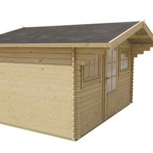 Casas de Madera Prefabricadas Fuengirola - 10 m2 - Diáfana - Modelo Mika - Casas de madera MIKA - LATERAL