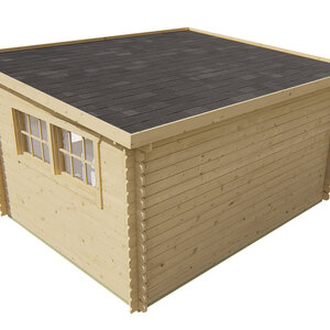 Casas de Madera Lérida - Diáfana - 10 m2 - Modelo Loya - Caseta LOYA - HOBYCASA TRASERA