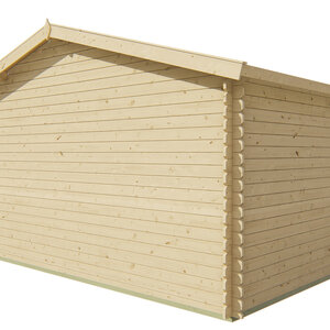 Casas de Madera Prefabricadas Vic - Diáfana - 15 m2 - Modelo Skyler - Caseta SKYLER - HOBYCASA TRASERA