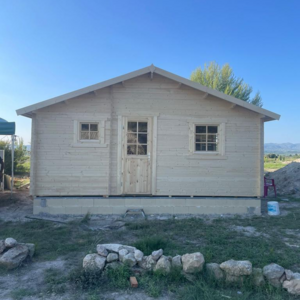 Casas de Madera Prefabricadas Málaga - 3 dormitorios - 48 m2 - CASAS PREFABRICADAS MALAGA 45MM - FRONTAL