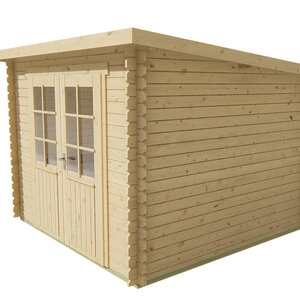 Casas de Madera Alcorcón - 7 m2 - Diáfana - Modelo Jorgen - Caseta madera JORGEN - INCOLORO