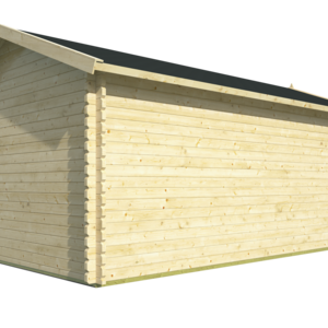 Garaje de madera Geir - Diáfano - 20 m2 - Garaje de madera GEIR - TRASERA