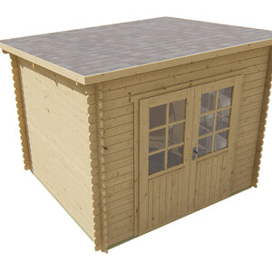 Casas de Madera Albuquerque - Diáfana - 6 m2 - Modelo Mila - Caseta MILA - INCOLORO