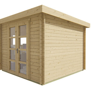 Casas de Madera Vedra - Diáfana - 8 m2 - Modelo Bodine - Casas madera BODINE - INCOLORO