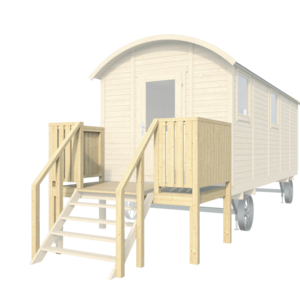 Escaleras para GYPSY caravan con entrada delantera - Escaleras con entrada frontal portada