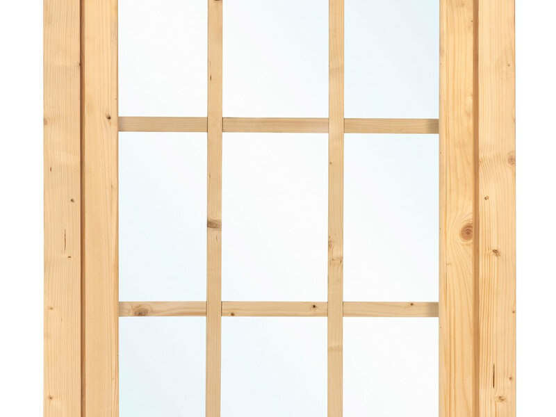 VENTANA PARA CASETA W1 - 77X112 cms  (28-44 mm)