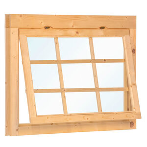 VENTANA PARA CASETA W2 - 112x77 cms (28-44 mm) - VENTANA PARA CASETA W2 - 112x77 cms ABIERTA