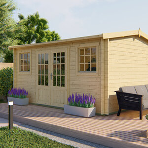 Casas de Madera Pedreguer - Diáfana - 14 m2 - Modelo Jenny - Casas de madera JENNY - HOBYCASA portada
