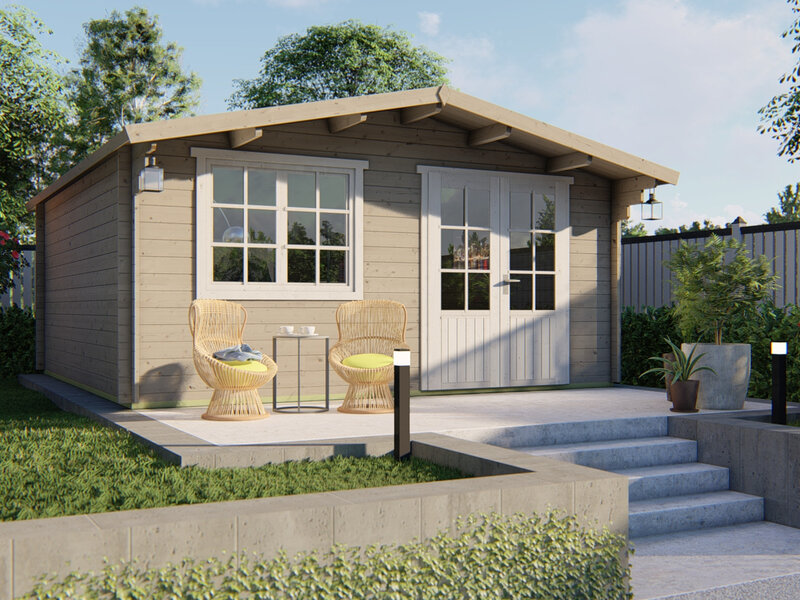 Casas de Madera Salamanca - 23 m2 - Diáfana - Modelo Rose