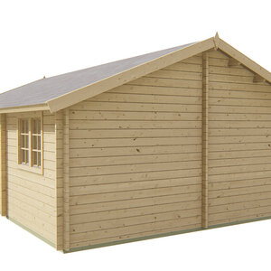 Casas de Madera Cádiz - 2 dormitorios - 35 m2 - CASAS DE MADERA CADIZ - 44MM - TRASERA