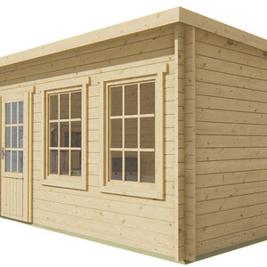 Casas de Madera Mojácar - 13 m2 - Diáfana - Modelo Sadie - Casas de madera SADIE frontal