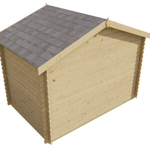 Casetas de Madera para Jardín Somo - 300X200 cms - 28MM - casetas de madera para jardín SOMO - TRASERA