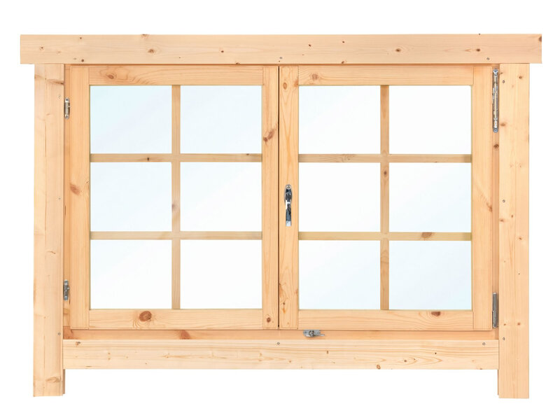 Ventanas para casetas y casas de madera