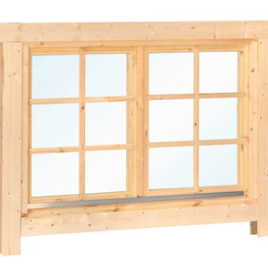 VENTANA PARA CASETA L3 DOBLE ACRISTALAMIENTO - 144.5X96.6 cms (28-70mm) - VENTANA PARA CASETA L3 - 144.5X96.6 cms LATERAL TRASERA