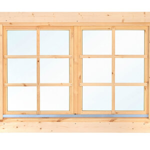 VENTANA PARA CASETA L3 DOBLE ACRISTALAMIENTO - 144.5X96.6 cms (28-70mm) - VENTANA PARA CASETA L3 - 144.5X96.6 cms TRASERA