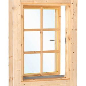Ventana para caseta  L4 de 75,5x96,6 cms Doble acristalamiento (28-70mm) - Ventana para caseta  L4 de 75,5x96,6 cms Doble Cristal ABERTURA