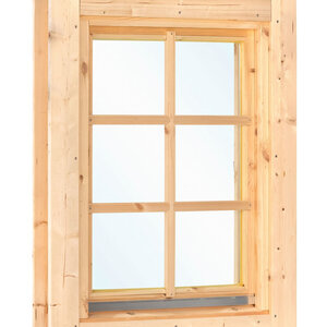Ventana para caseta  L4 de 75,5x96,6 cms Doble acristalamiento (28-70mm) - Ventana para caseta  L4 de 75,5x96,6 cms Doble Cristal LATERAL