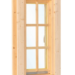 VENTANA DOBLE ACRISTALAMIENTO PARA CABAÑA L5.2  - 50X100 cms (28-70mm) - VENTANA PARA CASETA L5.2 DOBLE ACRISTALAMIENTO - 50X100 cms - LATERAL