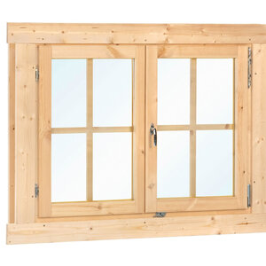 VENTANA PARA CASETA DOBLE ACRISTALAMIENTO L6 120X92 CM (28-70 mm) - VENTANA PARA CASETA L6 120X92 CM FRONTAL