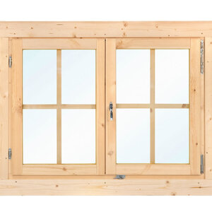 VENTANA PARA CASETA DOBLE ACRISTALAMIENTO L6 120X92 CM (28-70 mm) - VENTANA PARA CASETA L6 120X92 CM PORTADA