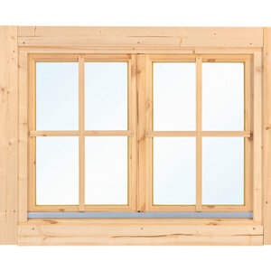 VENTANA PARA CASETA DOBLE ACRISTALAMIENTO L6 120X92 CM (28-70 mm) - VENTANA PARA CASETA L6 120X92 CM TRASERA