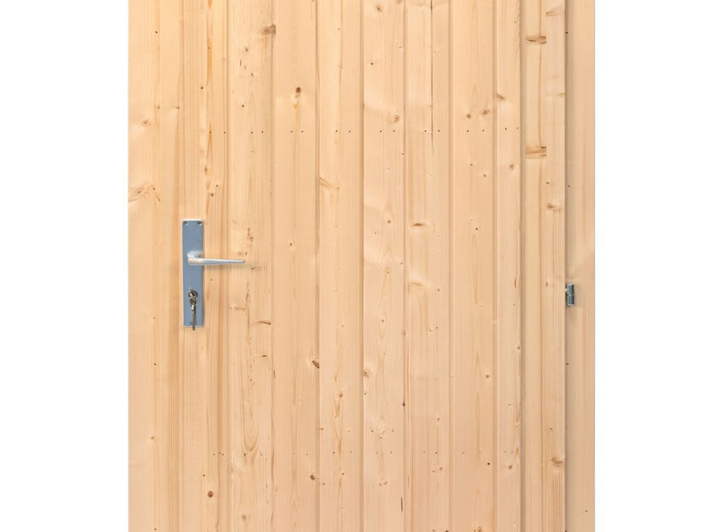 Puerta ciega para cabañas de 190x83 cms  (28 - 44mm).