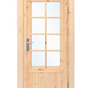 Puerta con doble acristalamiento de 188x83 cms (28-70mm) - Puerta abeto con doble acristalamiento PORTADA