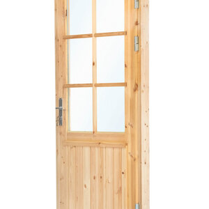 PUERTA CON CRISTAL DOBLE XXL - 99X209 cms (28-70 mm) - PUERTA CON CRISTAL DOBLE XXL - 99X209 cms LATERAL