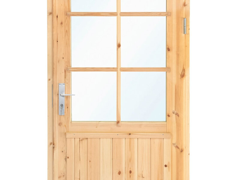 PUERTA CON CRISTAL DOBLE XXL - 99X209 cms (28-70 mm)