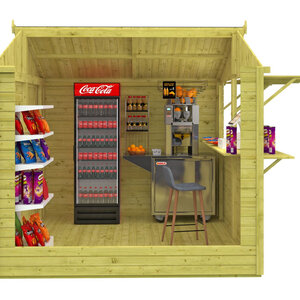 Kioscos de Madera Santa - 7,4 m2 - CHIRINGUITO DE MADERA SANTA INTERIOR
