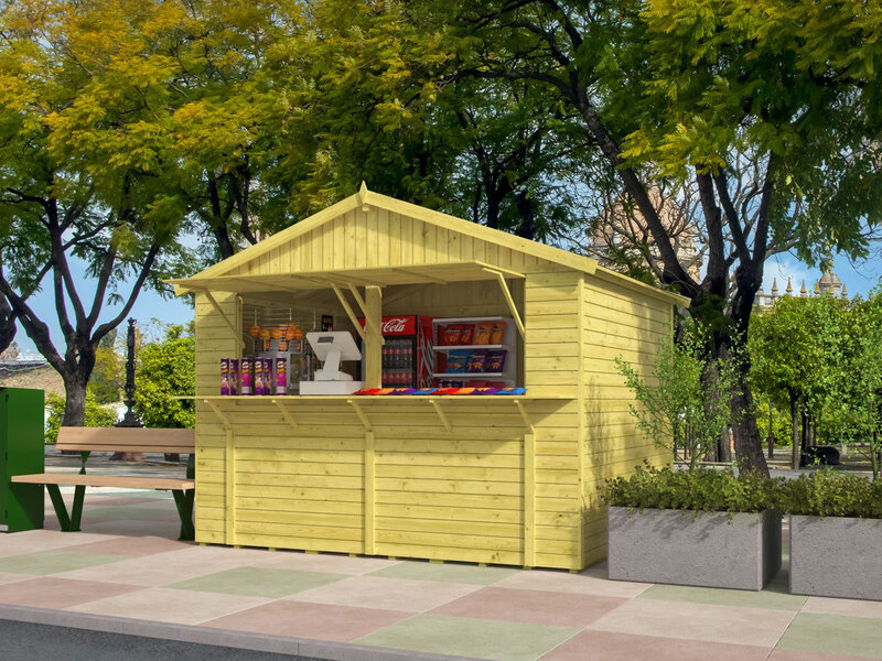 Kioscos de Madera Santa - 7,4 m2