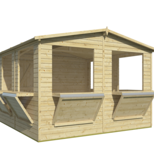 Kioscos Madera Moose - 9,1 m2 - Chiringuito madera Moose - Frontal
