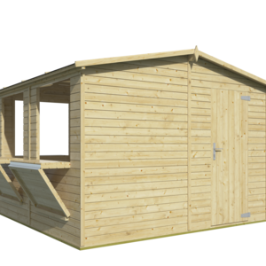 Kioscos Madera Moose - 9,1 m2 - Chiringuito madera Moose - Trasera